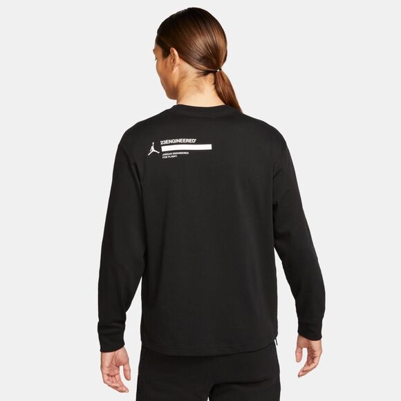 AIR JORDAN Men's 23 Engineered Long-Sleeve Tee Size M in Black - Picture 3 of 11